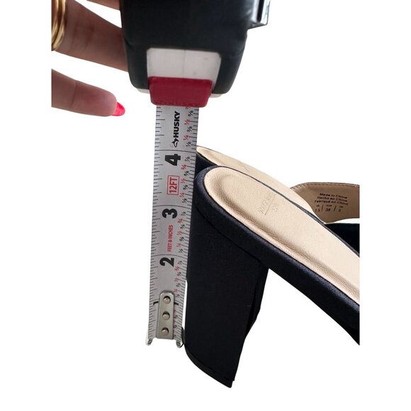 Draper James Navy Bow Heeled Sandals - Picture 10 of 12